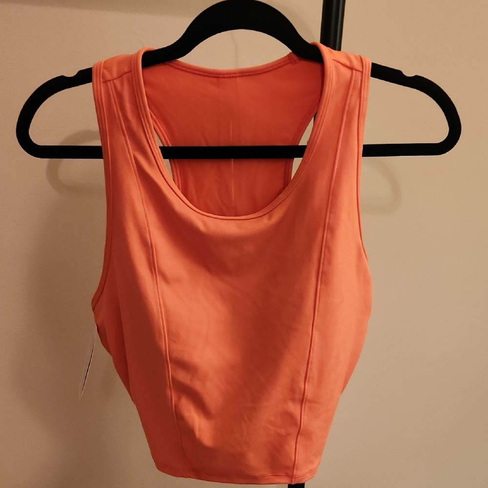 All in Motion Women's Coral Cropped Athletic Tank Top
